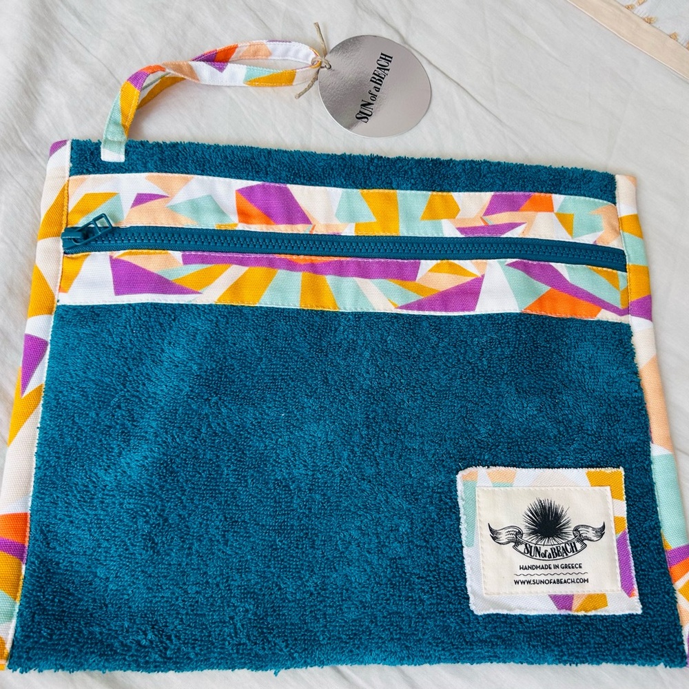 Sun of a Beach wristlet bag/large pouch water proof